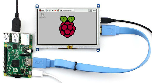 Příklad připojení obrazovky k Raspberry Pi