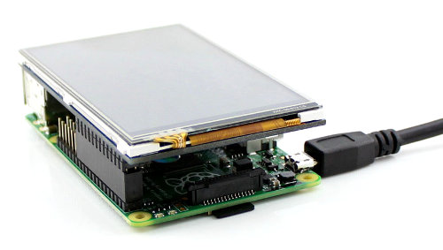 Příklad připojení obrazovky k Raspberry Pi