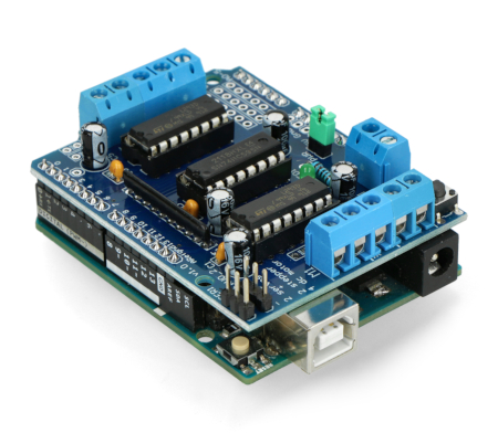 Ovládací štít motoru - ovladač motoru Arduino Ovládací štít motoru - ovladač motoru Arduino