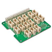 Grove Base Hat Štít na Raspberry Pi, který umožňuje připojení každého modulu. Má GPIO piny identické s RPi, PWM konektor