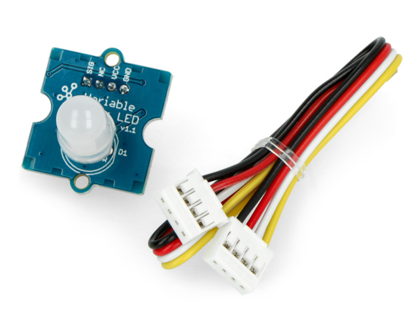 Nastavitelná RGB LED s drátem Grove