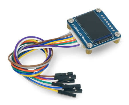 IPS LCD displej - 1,14 '' 240 x 135 px SPI - 65K RGB.