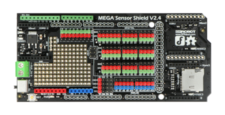 Gravity - IO Sensor Shield - pohled shora.