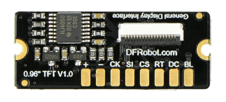 TFT LCD displej