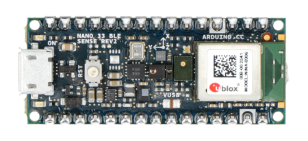 Arduino Nano 33 BLE Sense s konektory