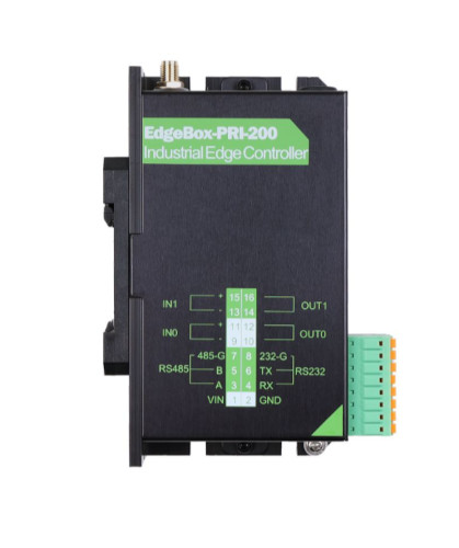 EdgeBox RPi 200 vybavený 2 GB RAM a 8 GB eMMC paměti