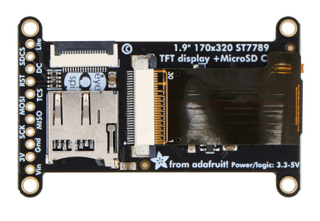 IPS TFT displej od Adafruit