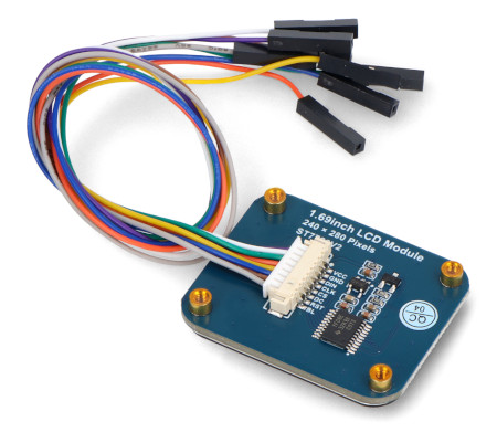 IPS LCD displej 1,69'' 240 x 280 px - SPI - 262K RGB - pro Raspberry Pi, Arduino, STM32 - Seeedstudio 104990802