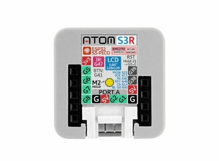AtomS3R Dev Kit - 0,85'' modul pro vývoj displeje - M5Stack C126