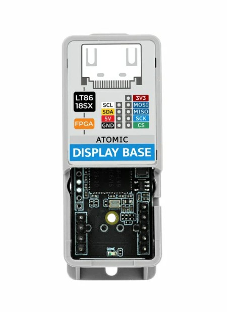 Atomic Display Base - Ovladač zobrazení HDMI - GW1NR-9C - Rozšiřující modul pro M5Atom - M5Stack A115