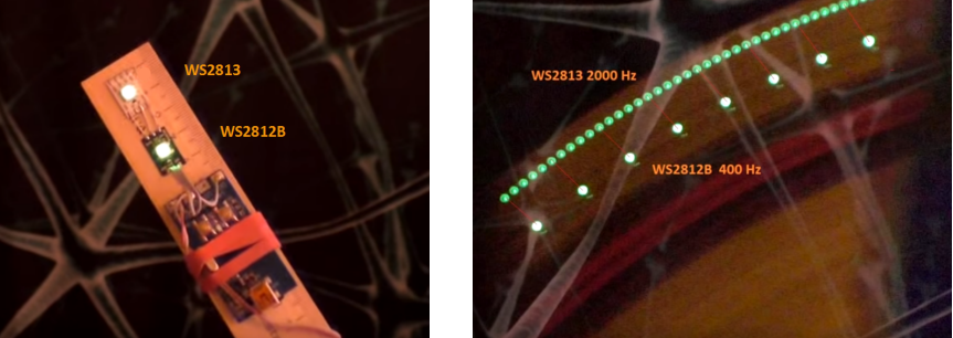 WS2812B a WS2813