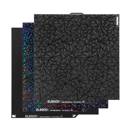 Sada oboustranných magnetických podložek pro 3D tiskárny Elegoo Centauri Carbon / Centauri - 3 ks - 256 x 256 mm