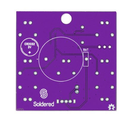 LED kostky - vzdělávací sada pro výuku pájení - Attiny404 - Pájené 333140