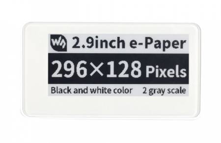 E-papír 2,9'' 296 x 128 px - displej s technologií NFC - Waveshare 17746