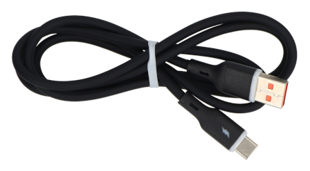 Akyga AK-USB-62 je 1 metr dlouhý silikonový kabel USB typu A na USB typu C
