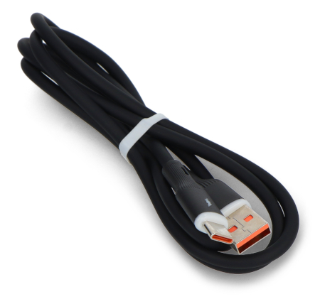 Kabel podporuje standard USB 2.0, což umožňuje přenos dat rychlostí až 480 Mb/s a nabíjení zařízení s výkonem až 18 W