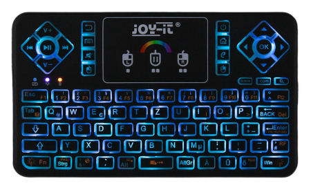 Tasta-Mini je malá bezdrátová klávesnice, která nabízí pohodlné ovládání multimediálních zařízení a vestavěných systémů