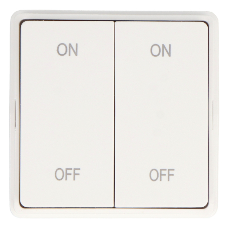 Dálkové ovládání - dvoukanálové kinetické tlačítko - RF 2,4 GHz pro RTX moduly - RTX RFR2K